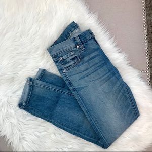 7FAM light wash jeans